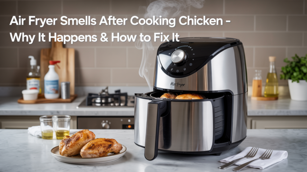 Air Fryer Smells After Cooking Chicken - Why It Happens & How to Fix It