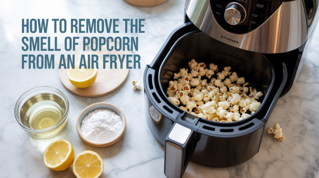 How to Remove the Smell of Burnt Popcorn from an Air Fryer