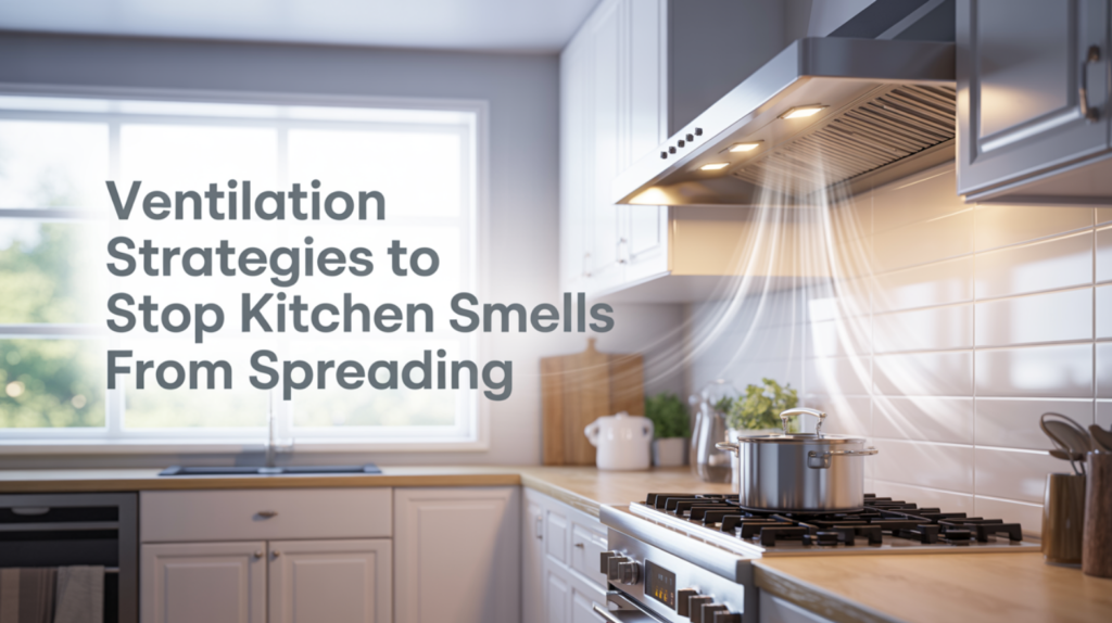 Ventilation Strategies to Stop Kitchen Smells from Spreading