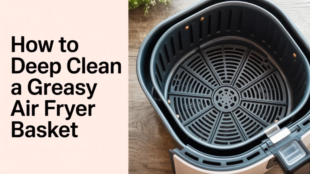 How to Deep Clean a Greasy Air Fryer Basket (Reset Baked-On Grease Without Damaging Nonstick)